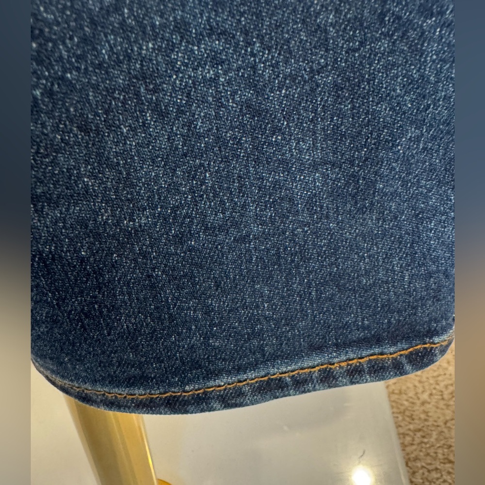 NWOT Flag & Anthem High Rise Straight Leg Ankle Length Dark Indigo Wash Jeans - Picture 6 of 11